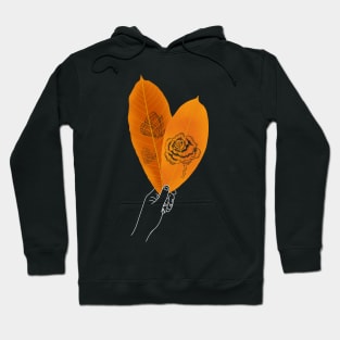 Art on Leaves Hoodie